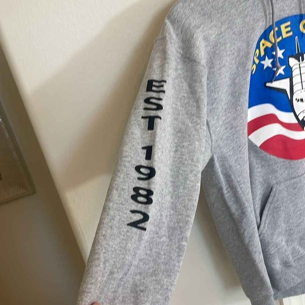 NWT Gray Space Camp Hoodie - Picture 2 of 3